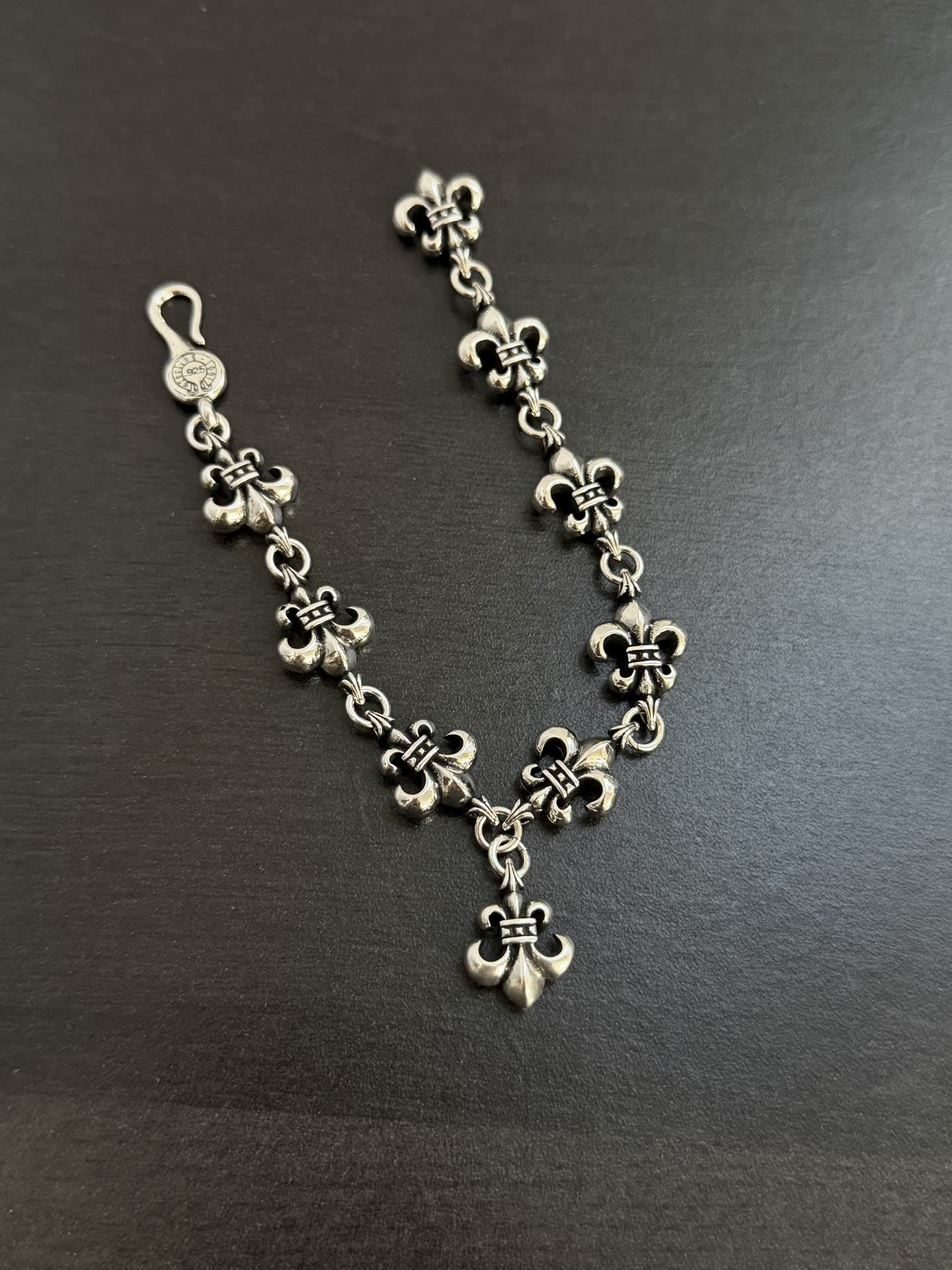 Chrome Hearts Silver Fleur-de-lis Bracelet